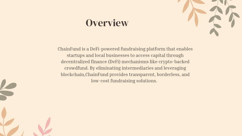 ChainFund – screenshot 2
