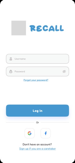 Recall – screenshot 1