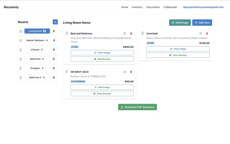 Recoverly – screenshot 2