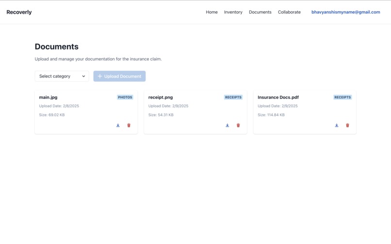 Recoverly – screenshot 3