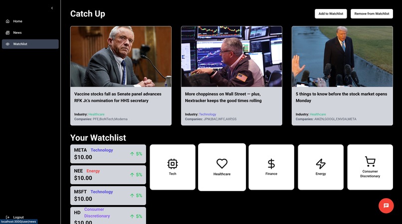 PortfolioPulse – screenshot 2