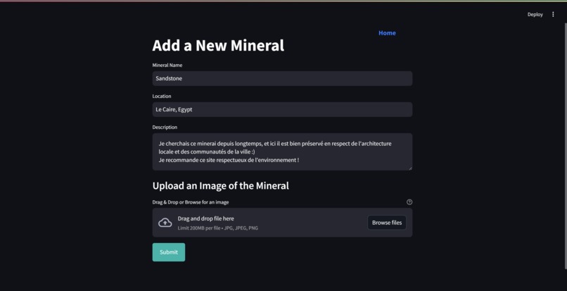 GeoMining – screenshot 1
