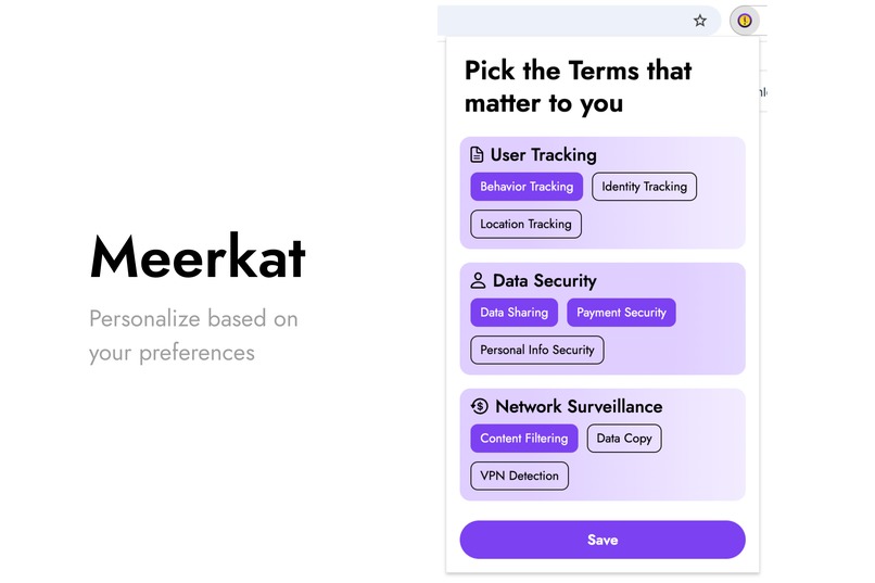 Meerkat Privacy – screenshot 1