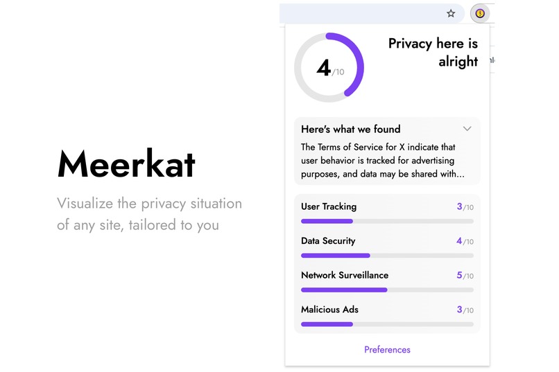Meerkat Privacy – screenshot 3