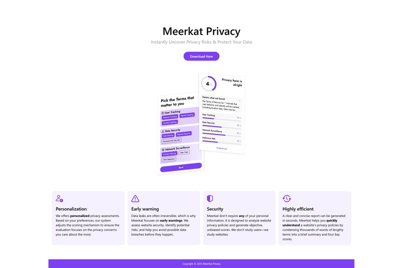 Meerkat Privacy – screenshot 4
