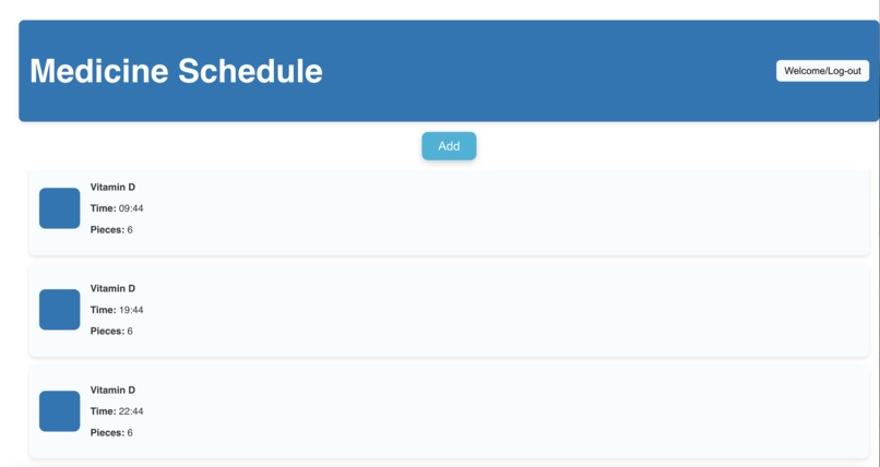 Medicine Scheduler – screenshot 1