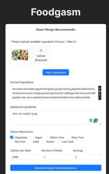 Foodgasm.AI – screenshot 4