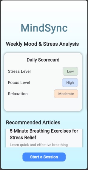 Mindsync – screenshot 2