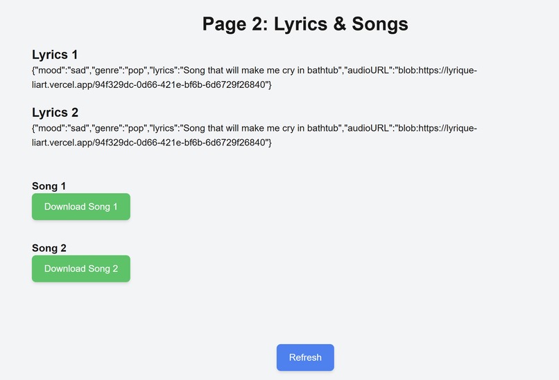 Lyrique - " AI Song generator " – screenshot 2