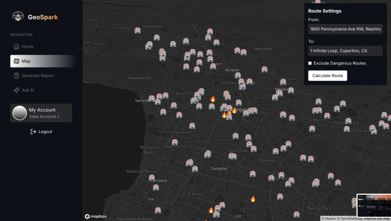 GeoSpark – screenshot 2