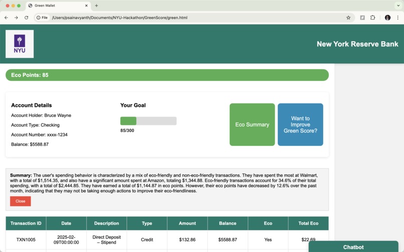 Green Wallet – Turn Eco-Friendly Spending into Real Rewards – screenshot 4