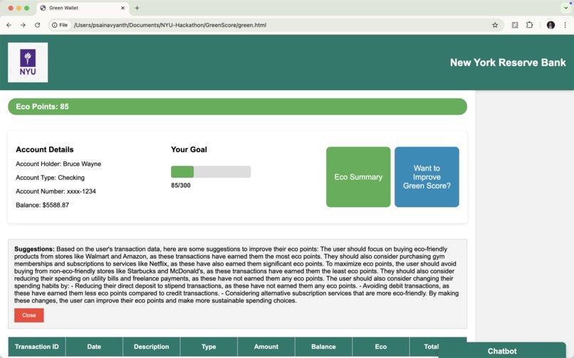Green Wallet – Turn Eco-Friendly Spending into Real Rewards – screenshot 5