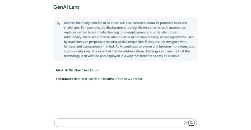 GenAI Lens – screenshot 1