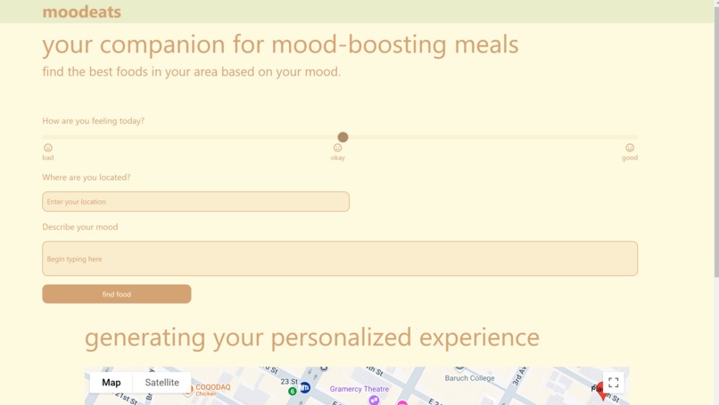 moodeats – screenshot 2