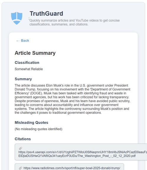 TruthGuard – screenshot 4