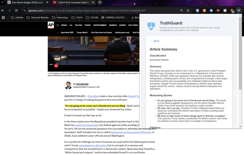 TruthGuard – screenshot 2