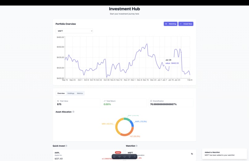 InvestiVerse – screenshot 2
