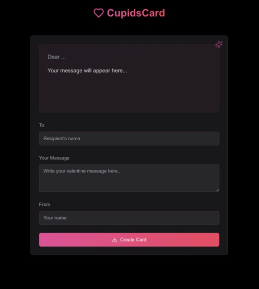 CupidsCard – screenshot 2