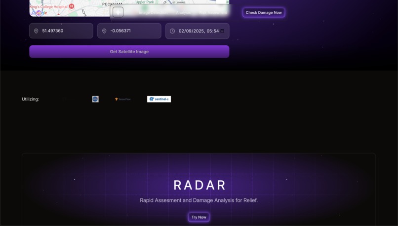 RADAR: Rapid Assesment and Damage Analysis for Relief – screenshot 2