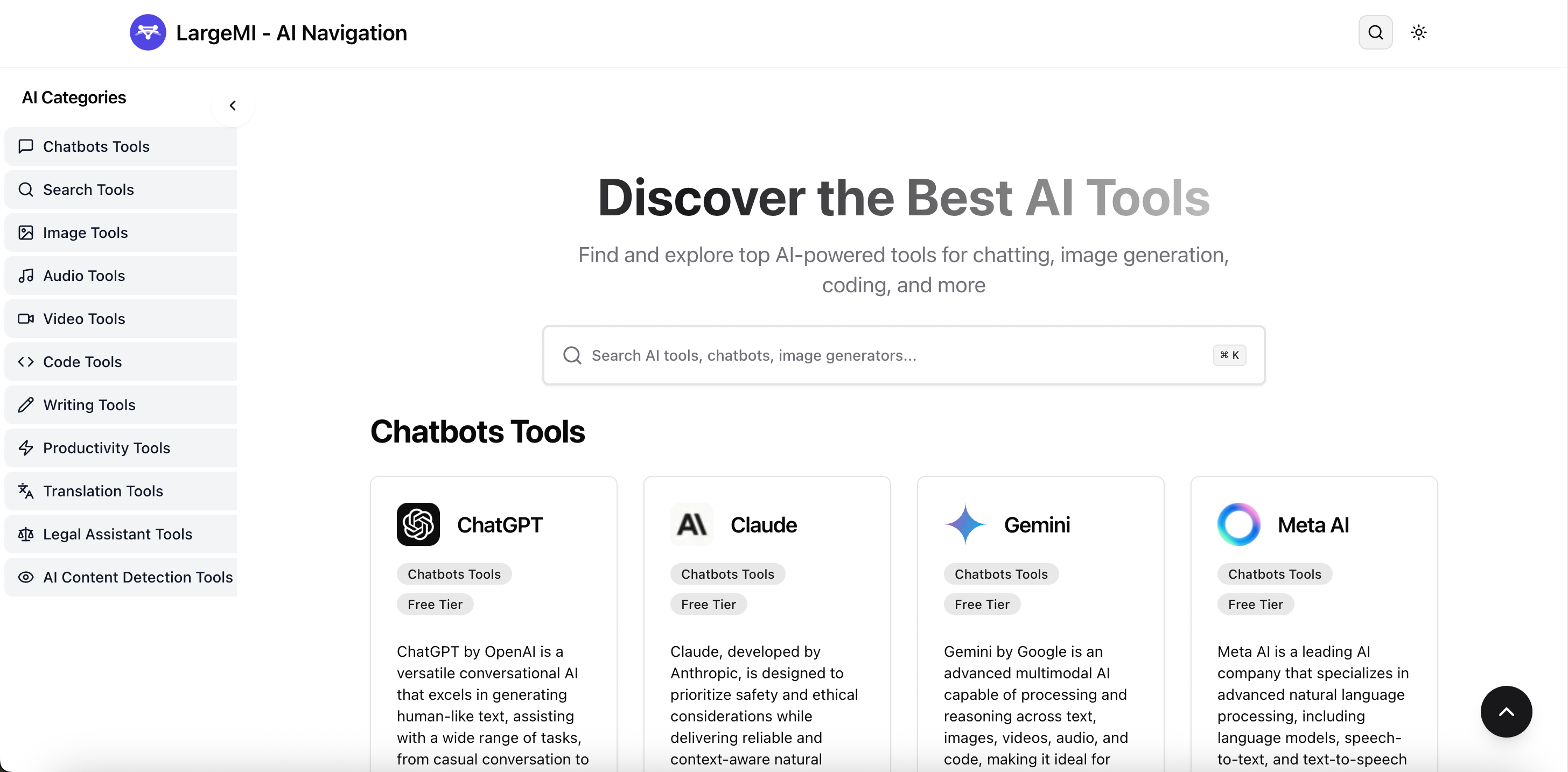 Largemi.com - A Curated Directory of AI Tools | Devpost