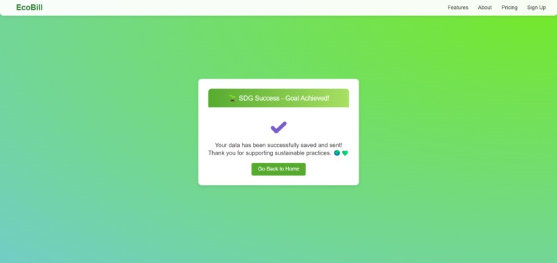Eco Bill – screenshot 3