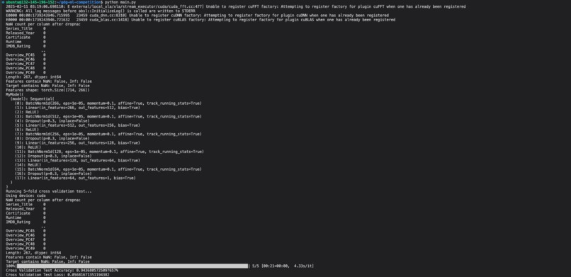Our Model  – screenshot 1
