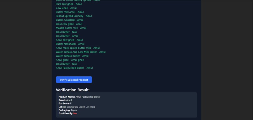 EcoLens – screenshot 1