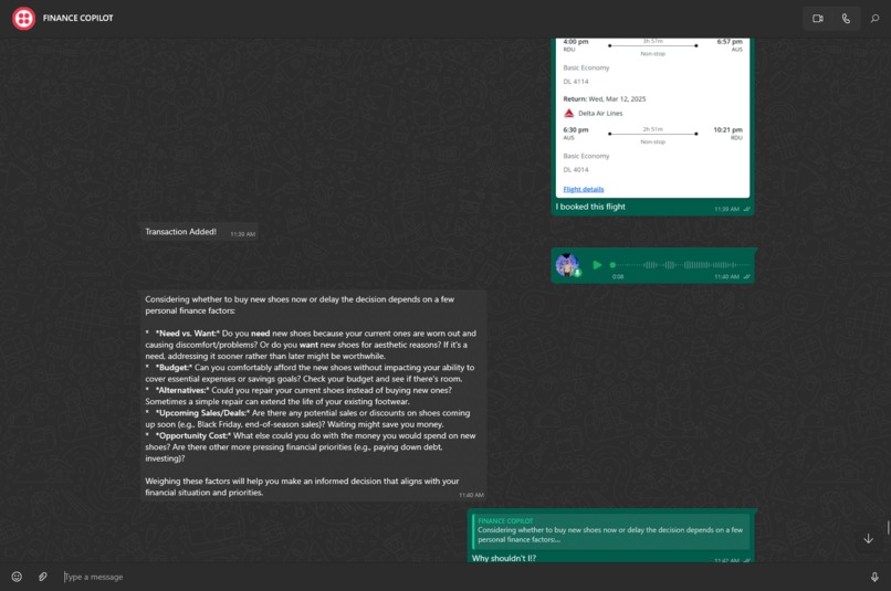 Finance Copilot – screenshot 2