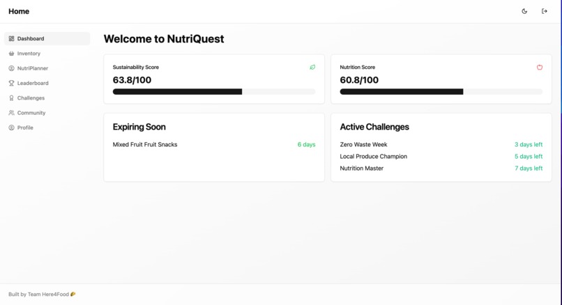 NutriQuest – screenshot 1
