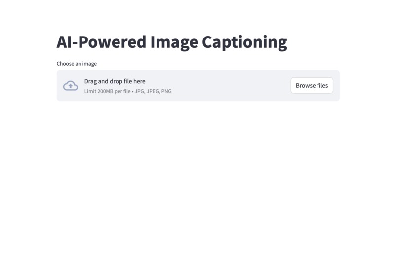 AI-Powered Image Captioner – screenshot 2