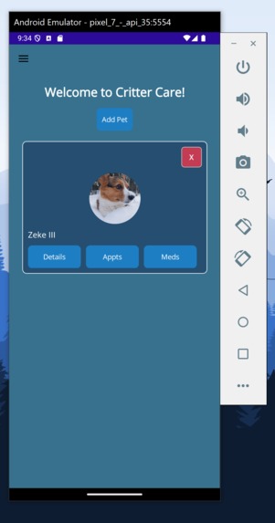 CritterCare – screenshot 1