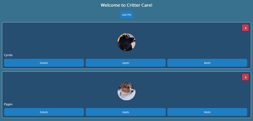 CritterCare – screenshot 2