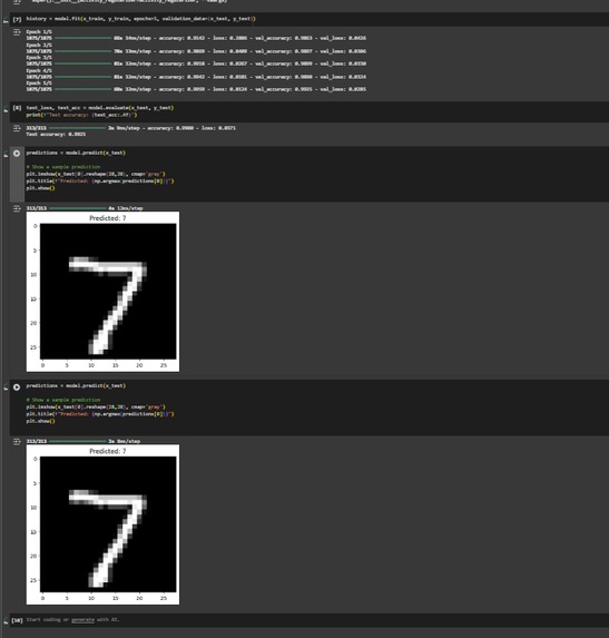 Handwritten Digit Recognition – screenshot 1
