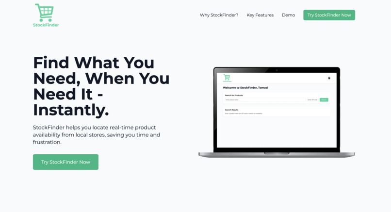 StockFinder – screenshot 1