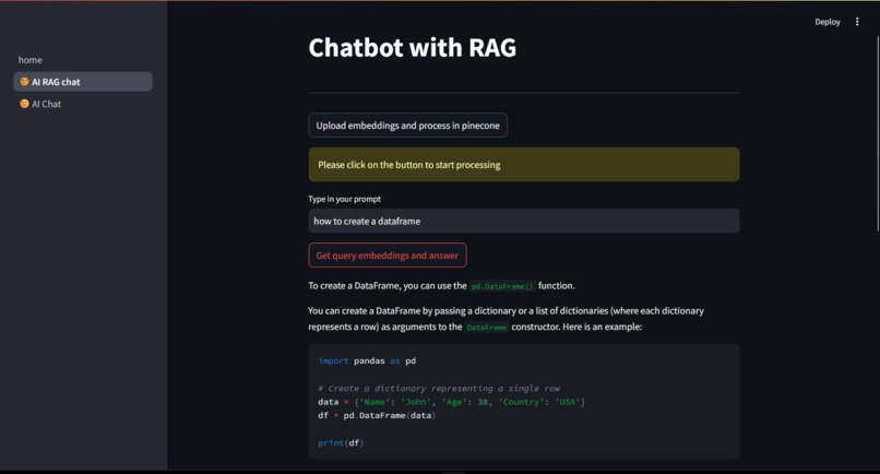 AI-RAG-Chatbot – screenshot 2