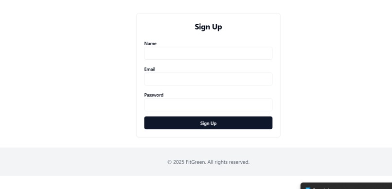 FitGreen – screenshot 1