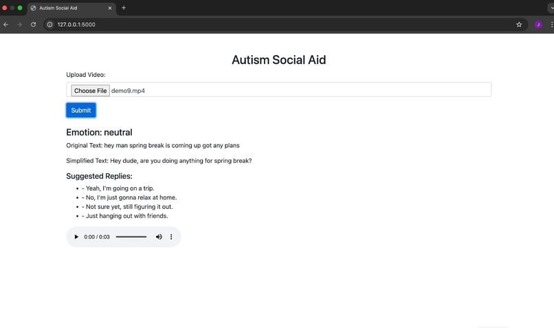 AutSA – screenshot 2