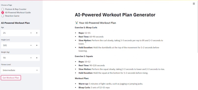 RePosture AI – screenshot 2