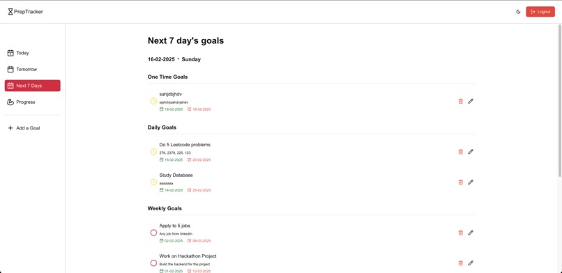 PrepTracker – screenshot 3