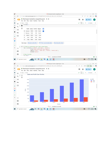 Washington hackathon Sangeetha – screenshot 2