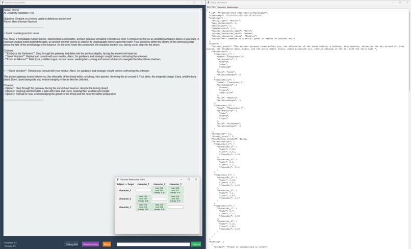 Storytelling Through Organized Relationship/Memory STORM AI – screenshot 1