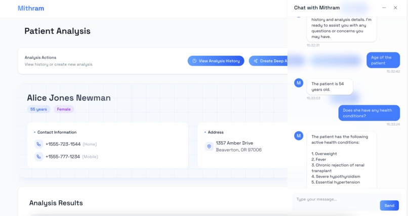 Mithram - AI Powered Clinical Decision Support System – screenshot 1