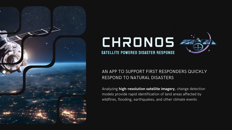CHRONOS - Satellite Powered Disaster Response – screenshot 3