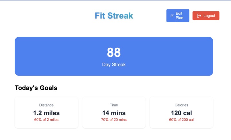 FitStreak – screenshot 2
