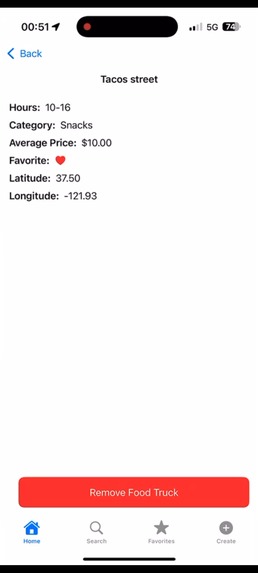 Campus Food Truck – screenshot 2