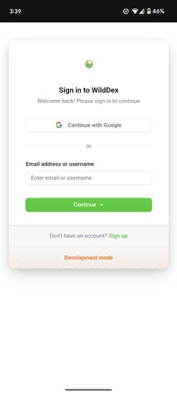 WildDex – screenshot 1