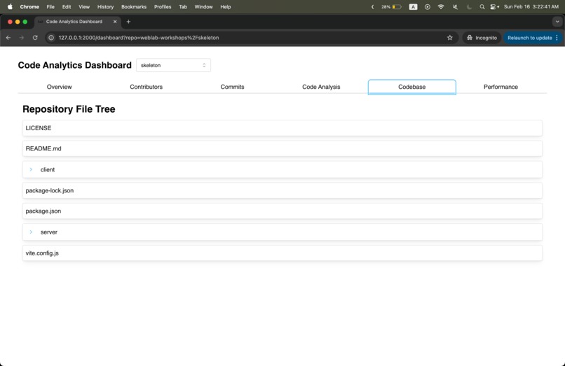 Rebase – screenshot 1