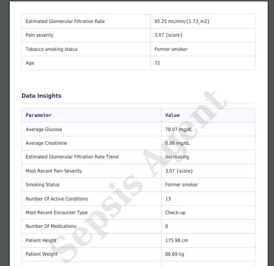 Sepsis Agent – screenshot 3