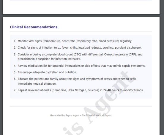 Sepsis Agent – screenshot 4