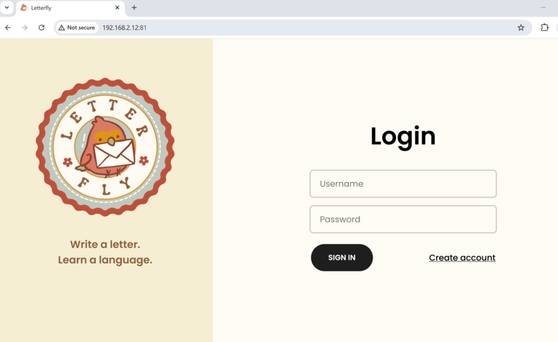 Letterfly – screenshot 1